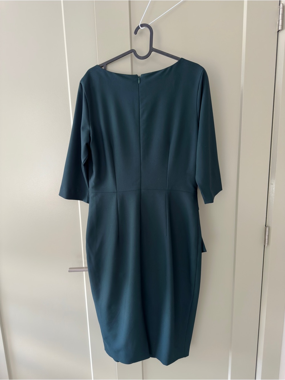 Classic Dark Green Sheath Dress - Women